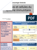 Chapitre II Organes Et Cellules de L Immunit PDF PDF