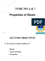 FMP-102 Lecture 6 & 7 Properties of Steam