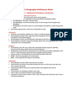 Year 11 Geography Preliminary Notes