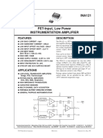 Features Description: 1997 Burr-Brown Corporation PDS-1412A Printed in U.S.A. May, 1998