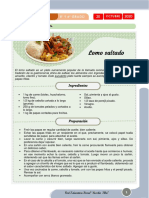 Leemos Recetas Nutritivas 2