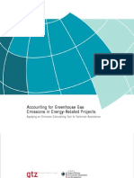 Accounting For Greenhouse Gas Emissions in Energy-Related Projects