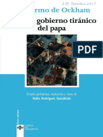 B - 2008 - SOBRE EL GOBIERNO TIRÁNICO DEL PAPA, Ockham PDF