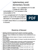 Complementary and Supplementary Goods