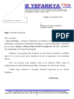 Demande D'agrement ENTREPRISE