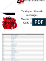 Catalogue Pièces Cummins QSK 19