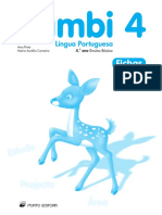 Bambi - Fichas de Língua Portuguesa PDF