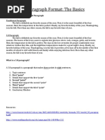 3.8 Paragraph Format: The Basics: Traditional Paragraph Vs 3.8 Paragraph