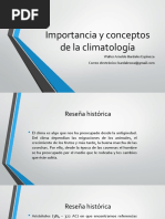 Tema1 Importancia y Conceptos de La Climatología