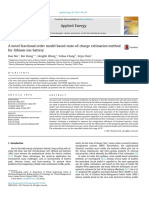 A Novel Fractional Order Model Based State-Of-Charge Estimation Method For Lithium-Ion Battery IMPEDANCE