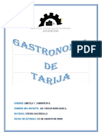 Gastronomia de Tariaj