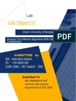 CSE-206 - Lab Report - 01 PDF