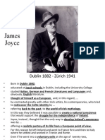 James Joyce: Dublin 1882 - Zürich 1941