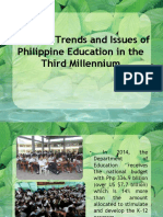 Currents Trends and Issues of Philippine Education in The Third Millennium