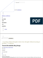 Rocknrolla Personal Blog Design Tutorial - HTML PDF