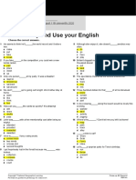 B2 Editable Quiz 6 - 0 - Vocabulary