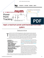 MPPT - Maximum Power Point Tracking