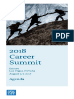 2018 Career Summit Agenda