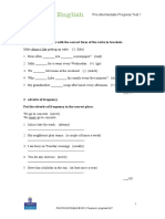 Grammar 1 Present Simple Complete The Sentences With The Correct Form of The Verbs in Brackets