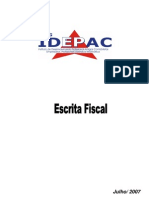 Apostila Contabilidade Escrita Fiscal IDEPAC