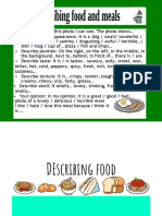 BS 1 - Describing Food