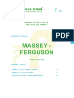 Massey - Fergus N O: Pumpe Za Vodu I Ulje Water & Oil Pumps