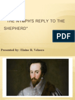 The Nymph's Reply To The Shepherd