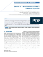 Wavelet Solution For Class of Nonlinear Integro-Differential Equations