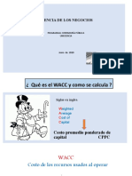 Presentación de Wathed Average Cost of Capital (WACC)