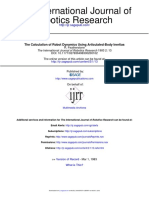 Robotics Research The International Journal Of: The Calculation of Robot Dynamics Using Articulated-Body Inertias