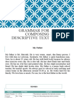 Grammar For Descriptive Text