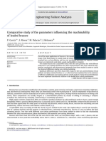 03 Comparative Study of The Parameters Influencing The Machinability