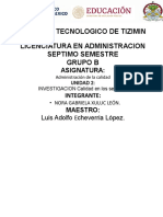 Calidad en Los Servicios U2 PDF