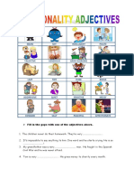 3 Personality Adjectives PDF