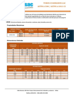 6.4. HOJA TECNICA Tubo Cuadrado LAC ASTM A 500 ASTM A 1011 CS