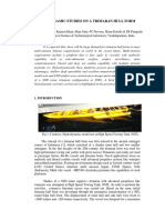 Hydrodynamic Studies On A Trimaran Hull Form