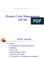 Project Cycle Management (PCM)