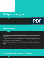 IR Spectra Analysis