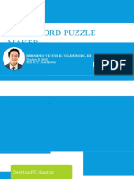 Crossword Puzzle Maker: Herminio Victor R. Valdemoro, Iii