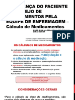 CA&#769 LCULO DE MEDICAMENTOS Apoio PDF