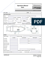 Operations Manual Deck: Thome