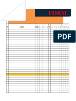 Attendance Template