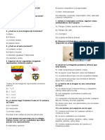 Evaluación Grado SEGUNDO de Ciencias Sociales