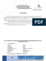 Acta de Evaluación Del Balance Primer Semestre Ie. 82495 - Callacat