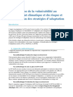 Methodologie Analyse Vulnérabilité Aux CC