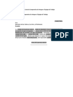 Carta de Compromiso de Integrar El Equipo de Trabajo 2021