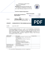 Memo253s2017 Composition of The Gender and Development GAD Focal Point System GFPS at The School Levels