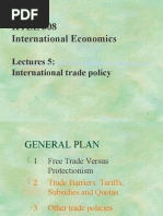 KTEE 308 International Economics: Lectures 5: International Trade Policy