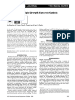 Performance of High-Strength Concrete Corbels: Aci Structural Journal Technical Paper