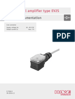 Proportional Amplifier Type EV2S: Product Documentation